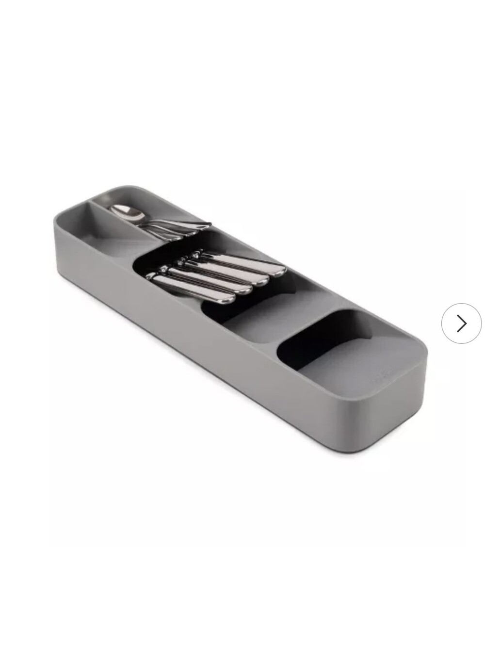 Joseph Joseph Drawer Store Compact Cutlery Organizer- Gray